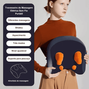 Travesseiro de Massagem Elétrica Sem Fio Portátil