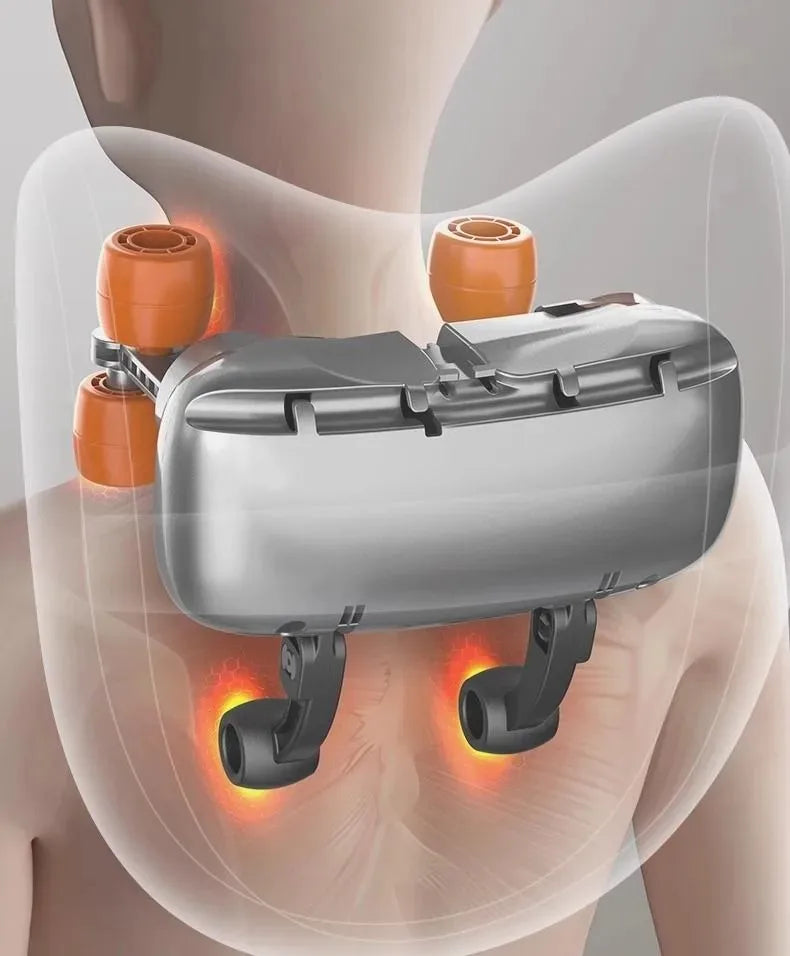 Travesseiro de Massagem Elétrica Sem Fio Portátil