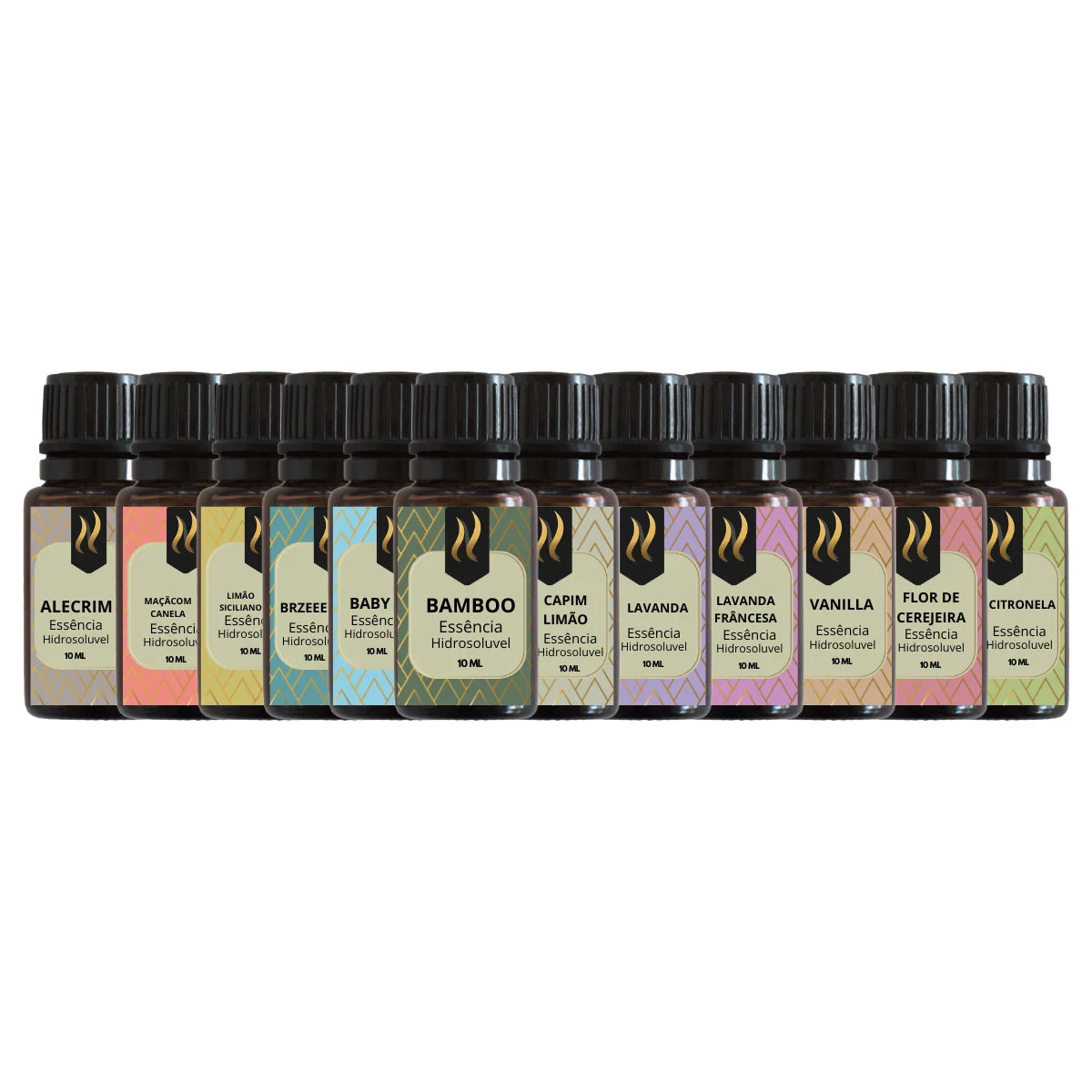 Super Kit 12 Essências Aromatizantes P/ Difusor Nattu Aroma