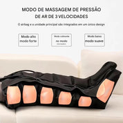 Massageador Elétrico de Compressão de Alta Qualidade para Pernas e Braços