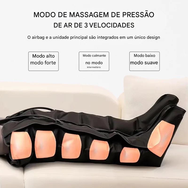 Massageador Elétrico de Compressão de Alta Qualidade para Pernas e Braços