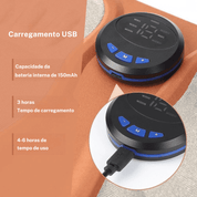 Almofada de Massagem Inteligente para Pés 3D - Relaxamento e Circulação