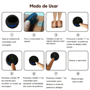 Almofada de Massagem Inteligente para Pés 3D - Relaxamento e Circulação