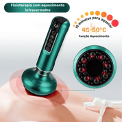Massageador Inteligente com Aquecimento Infravermelho e Pressão Negativa
