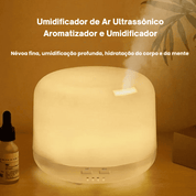 Umidificador de Ar 500ml com Luzes Noturnas Coloridas