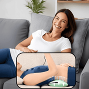 Massageador de Tração Lombar Elétrico com Vibração Ajustável