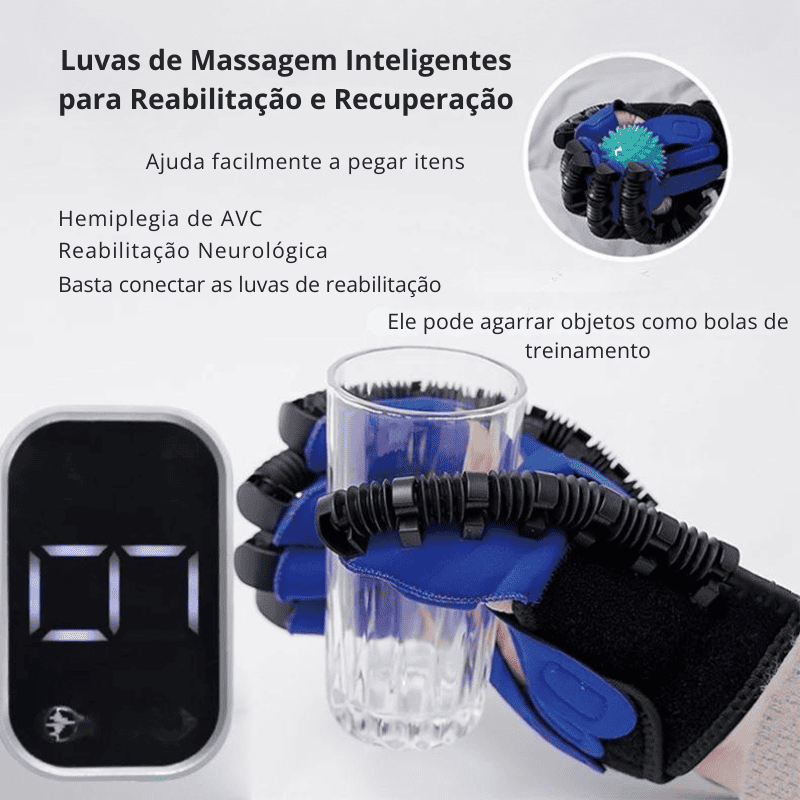 Luvas de Massagem Inteligentes para Reabilitação e Recuperação