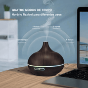 Umidificador de Ar com Difusor de Óleo Essencial - 500ml