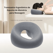 Travesseiro Ergonômico de Espuma de Memória para Massagem