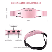 Massageador de Cabeça Sem Fio para Alívio de Enxaqueca e Insônia