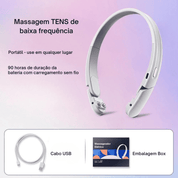Massageador Elétrico para Alívio de Dores de Cabeça e Insônia