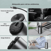 Difusor de Carro Baseus Umidificador Purificador de Ar Automático