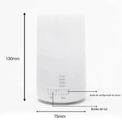 Umidificador USB Difusor de Aroma para Bem-Estar