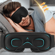 Máscara de Dormir 3D Conforto com Bloqueio Total de Luz