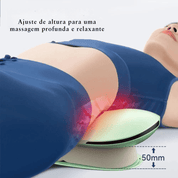 Massageador de Tração Lombar Elétrico com Vibração Ajustável