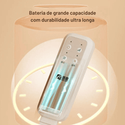 Massageador de Cabeça com Saco de Ar Térmico e Vibração