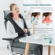Massageador Shiatsu para Pescoço e Ombro com Aquecimento