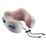 Travesseiro de Pescoço de Espuma Massageadora Com Usb Recarregável