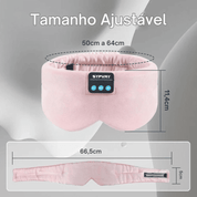 Máscara de Olho Bluetooth para Dormir com Música Sem Fio