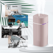 Umidificador de Ar USB 600ml com Bico Duplo e Luz Noturna