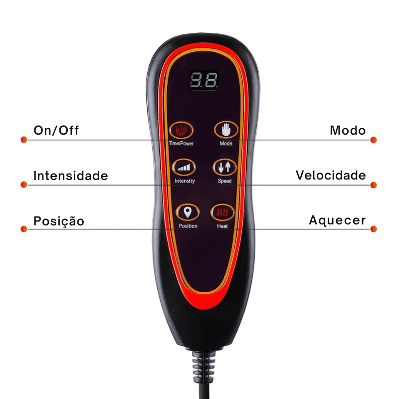 Esteira Massageadora Elétrica - Infravermelho para Corpo Inteiro com Aquecimento