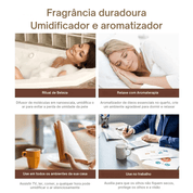 Umidificador USB Difusor de Aroma para Bem-Estar