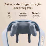 Massageador Elétrico Sem Fio para Pescoço e Ombro