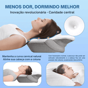 Travesseiro Ergonômico para Alívio de Dor no Pescoço e Ombros