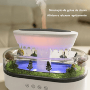 Umidificador de Névoa Fria com Difusor de Aroma e Luz Noturna