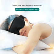 Máscara de Dormir 3D Conforto com Bloqueio Total de Luz