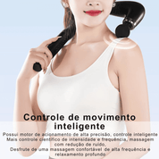 Pistola de Massagem Inteligente Curva e Longa para Relaxamento Total