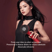 Escova de Massagem com Luz Vermelha para Queda de Cabelo