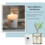 Velas Aromáticas Smokeless - Cera de Soja Natural 50g