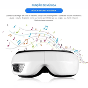 Massageador de Olhos com Vibração de Calor 6D Smart Airbag