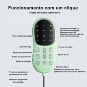 Massageador de Tração Lombar Elétrico com Vibração Ajustável
