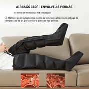 Massageador Elétrico de Compressão de Alta Qualidade para Pernas e Braços