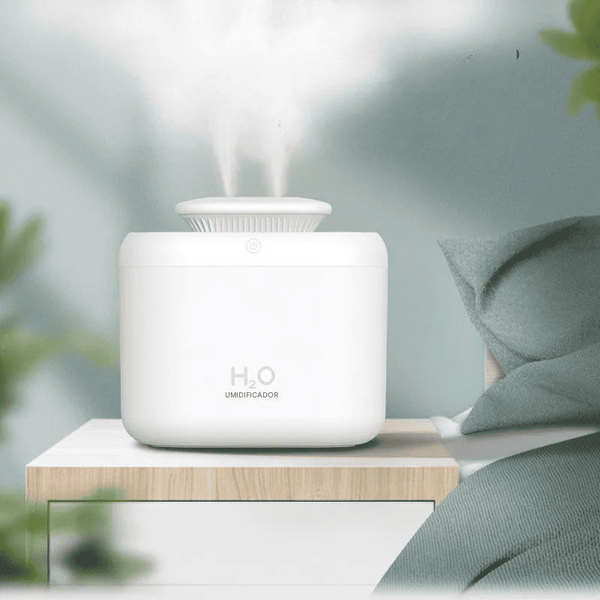 Umidificador de Ar Ultrassônico 3300ML com LED Colorido