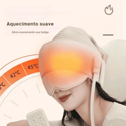 Massageador de Cabeça com Saco de Ar Térmico e Vibração