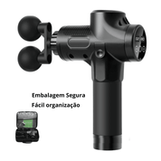 Pistola Profissional de Massagem Corporal com Compressa Quente e Fria