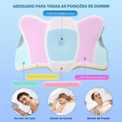 Travesseiro Ergonômico para Alívio de Dor no Pescoço e Ombros
