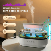 Umidificador de Névoa Fria com Difusor de Aroma e Luz Noturna