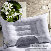 Travesseiro Cervical Magnético de Trigo Sarraceno e Lavanda