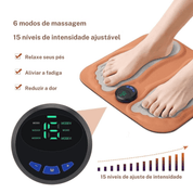 Almofada de Massagem Inteligente para Pés 3D - Relaxamento e Circulação