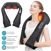 Massageador Shiatsu para Pescoço e Ombro com Aquecimento