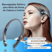 Massageador Elétrico para Alívio de Dores de Cabeça e Insônia