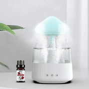 Umidificador de Nuvem de Chuva Luz Noturna com 7 Cores