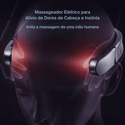 Massageador Elétrico para Alívio de Dores de Cabeça e Insônia