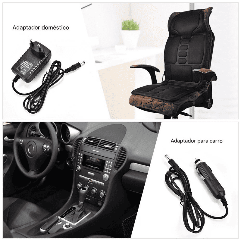 Massagem Completa com Almofada Elétrica Infravermelho