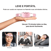 Massageador de Cabeça Sem Fio para Alívio de Enxaqueca e Insônia