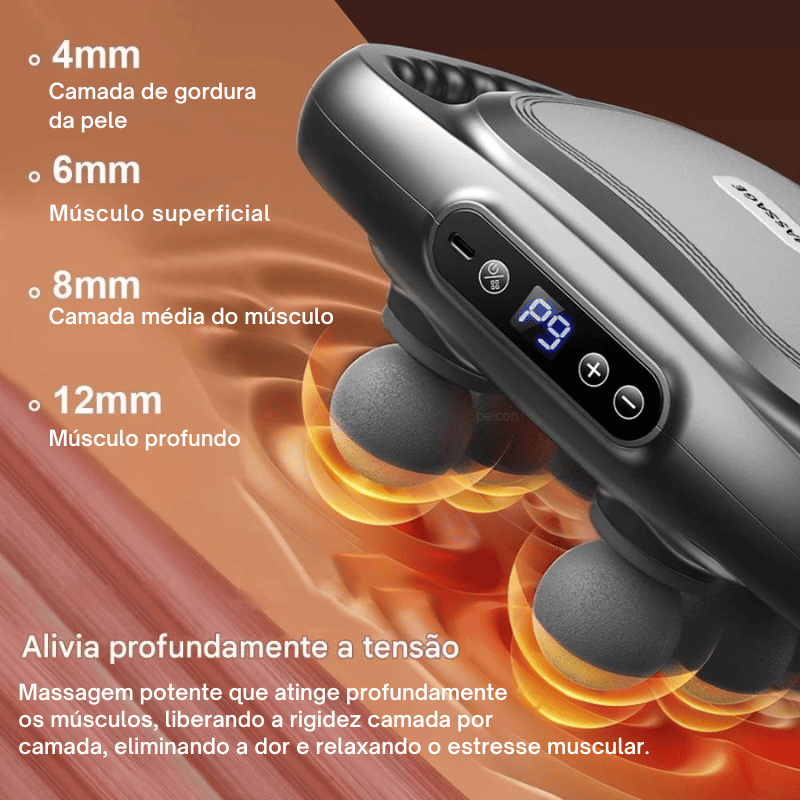 Massageador Muscular de Alta Frequência